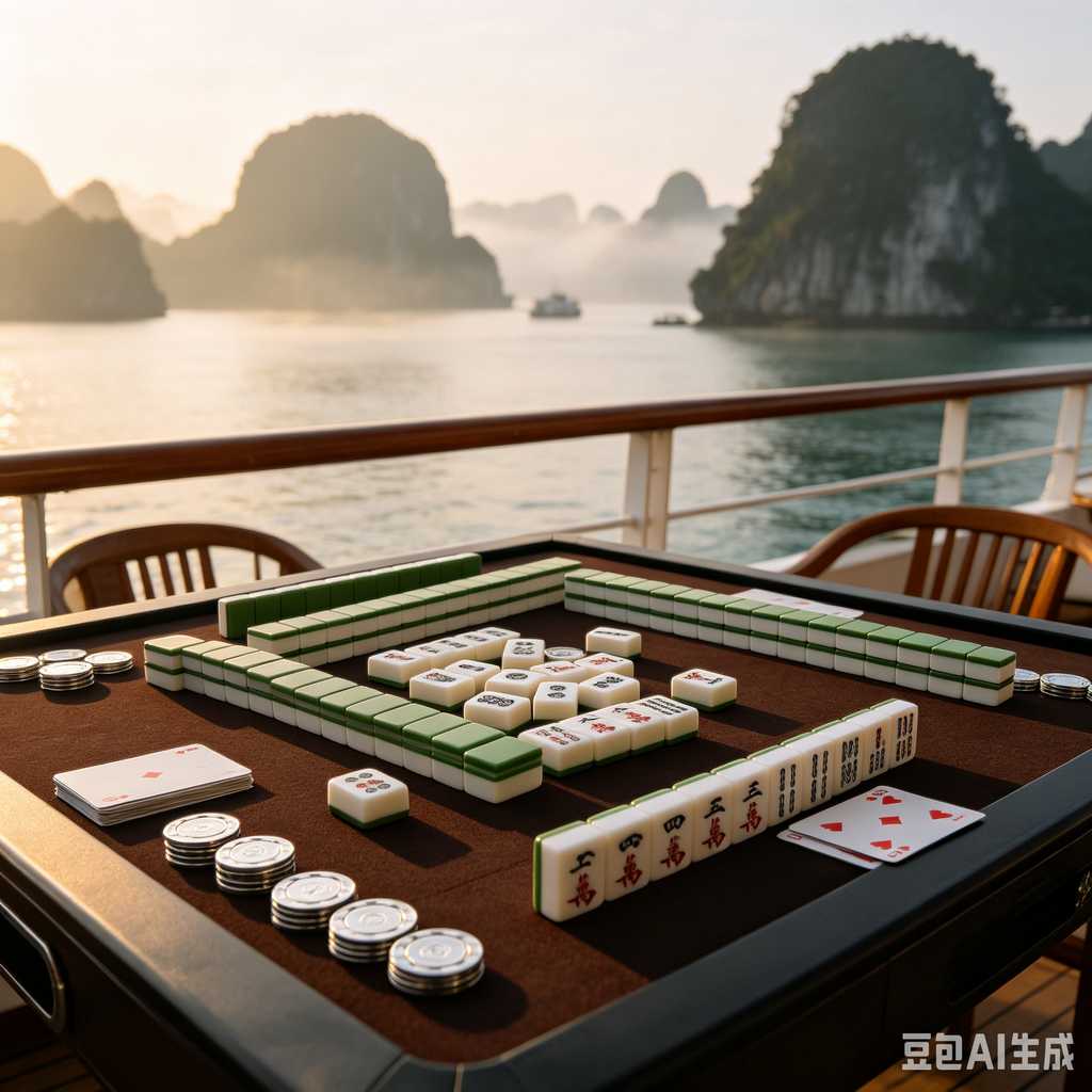 unique text mahjong tiles design