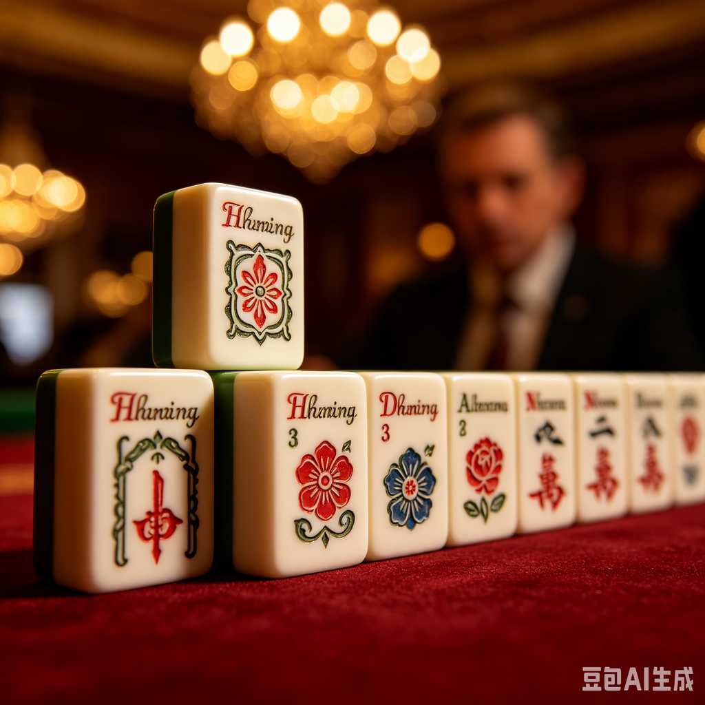 black luxury mahjong set